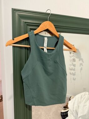 lululemon athletica Deep Green Cropped Tank